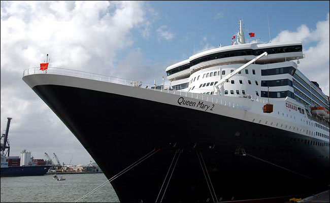 The Queen Mary 2, Early 2004.