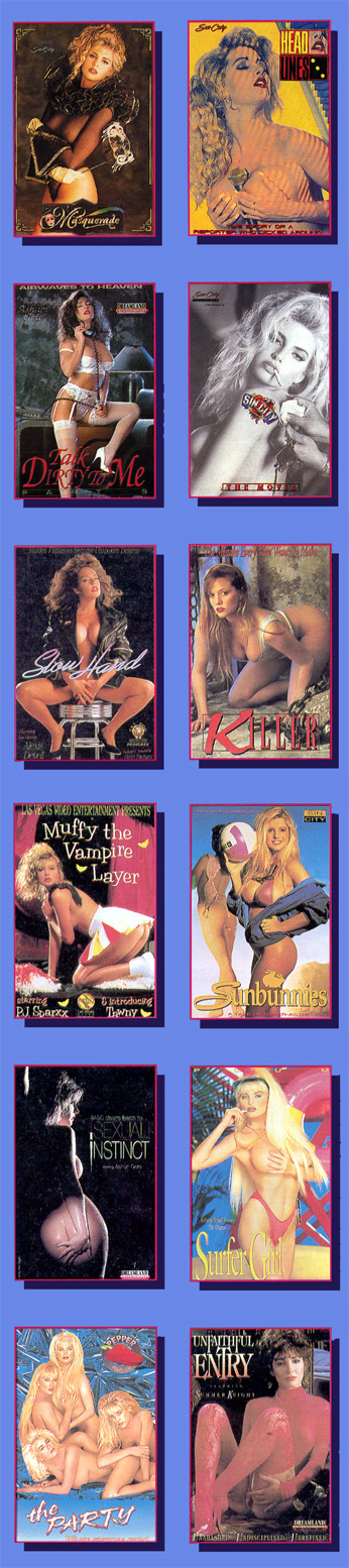 Some porn titles of early 1990s.