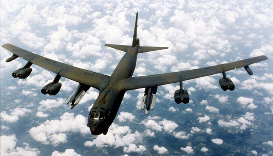 B-52 strategic bomber.