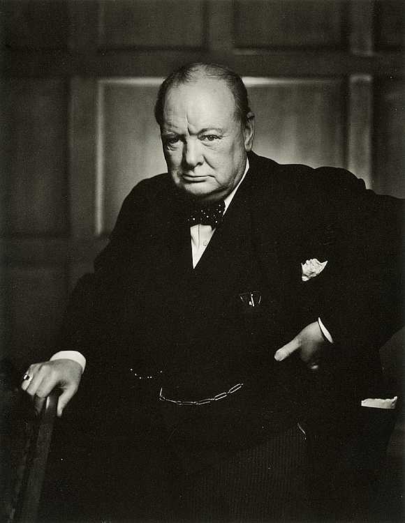 Winston Churchill by Yousuf Karsh (1941)