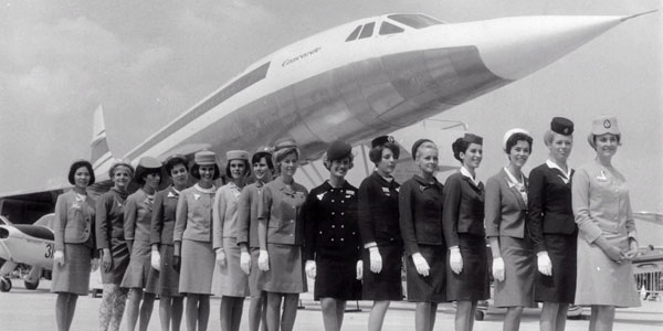 Concorde first commercial flight was in 1976.