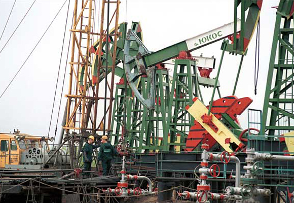 A Yukos oil field, Siberia, 2004.