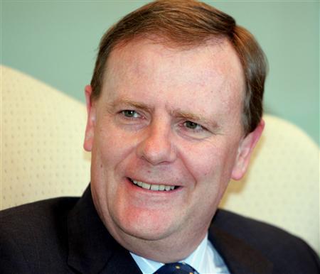 Australia's Treasurer Peter Costello is seen in Sogwipo on Cheju island, south of Seoul, September 8, 2005.