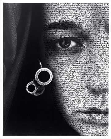 Speechless (1996) by Shirin Neshat.