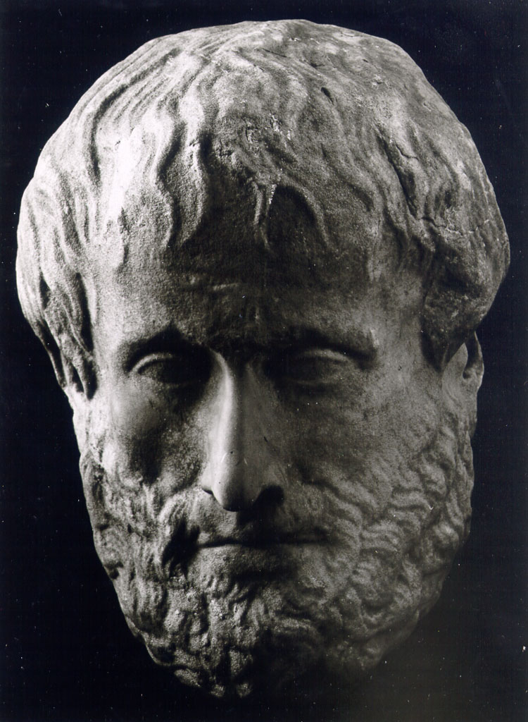 Aristotle bust, Ny Carlsberg Glyptotek, Copenhagen, Denmark.