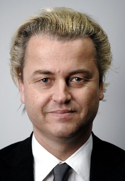 Dutch Parliament member Geert Wilders who made the documentary 'Fitna' (2008).