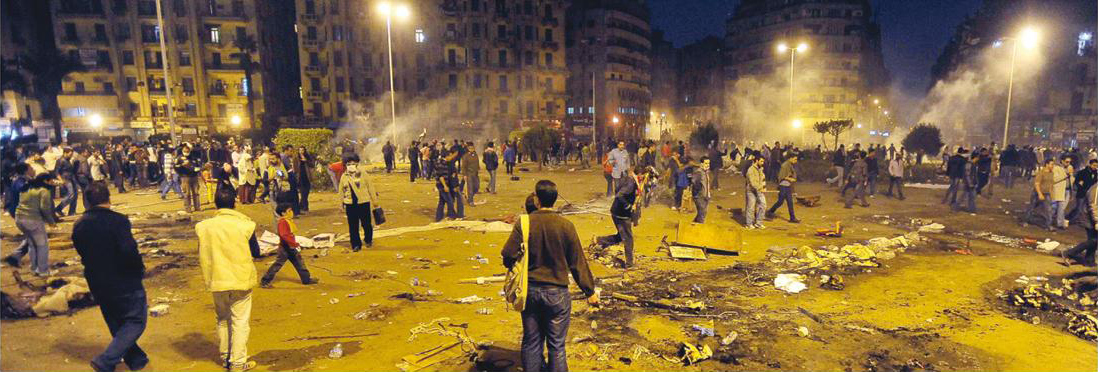 Failed Arab Coup d'État aftermath, Egypt, November 19, 2011.