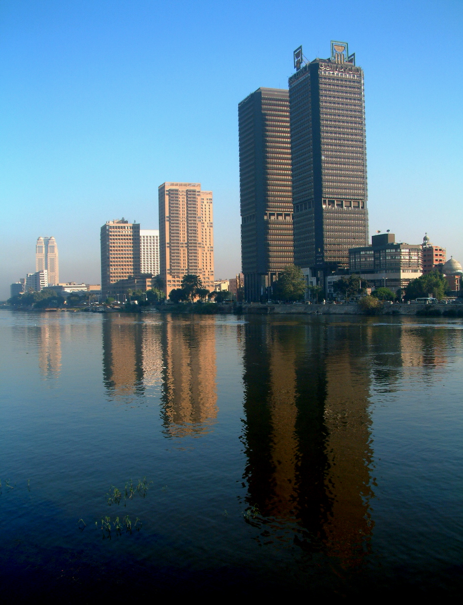 Nile Cairo skyline, November 24, 2004.