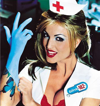 Janine Lindemulder, cover of Blink-182's album Enema of the State (1999).