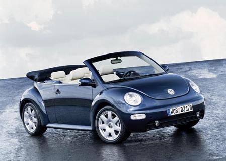 Volkswagen of America Inc. offered the first official glimpse at its long-awaited topless Beetle, Sept. 13, 2002.