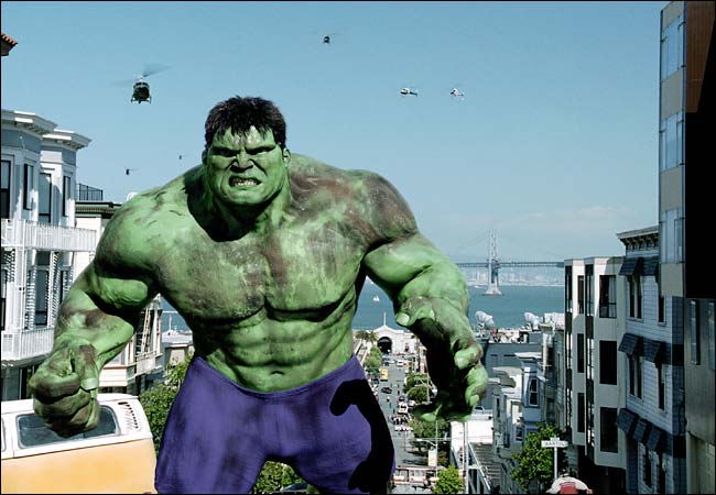 Hulk (2003) based on comicbook character created by Stan Lee and Jack Kirby for Marvel Comics.