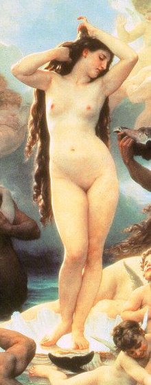 William-Adolphe Bouguereau, Birth of Venus (1879).