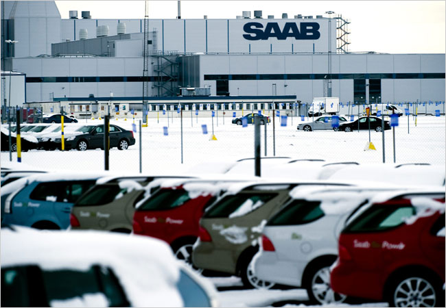 Saab Automobile facility, Trollhattan, Sweden, March 2009.