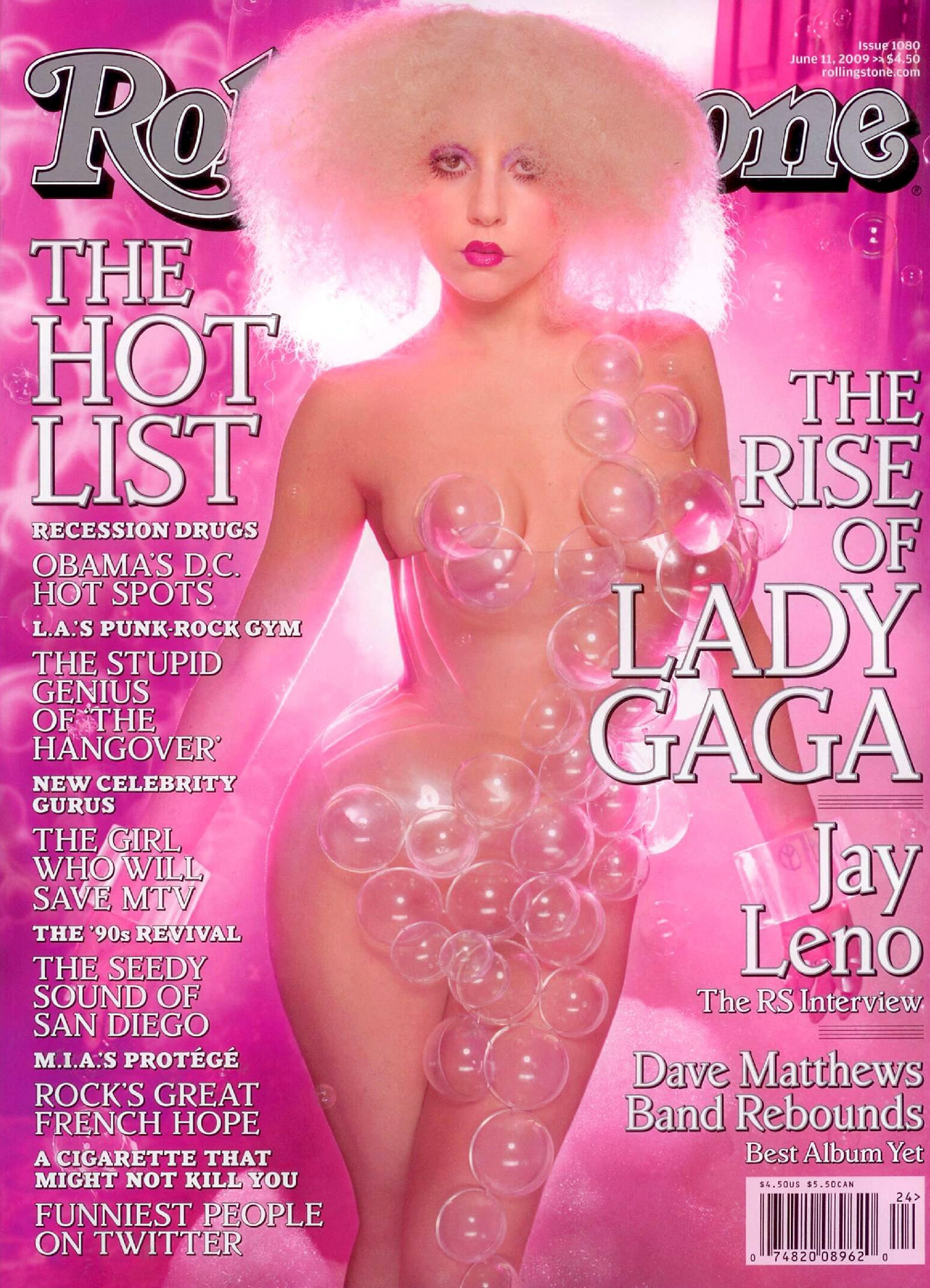 Lady Gaga as appeared on the Rolling Stone Magazine cover of June 11, 2009.