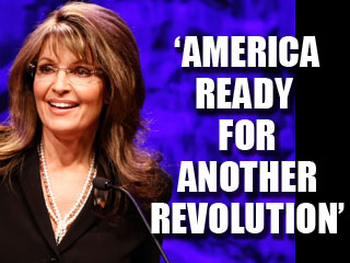 FoxNews.com artwork for the National Tea Party Convention as addressed by Sarah Palin, Nashville, February 6, 2010.