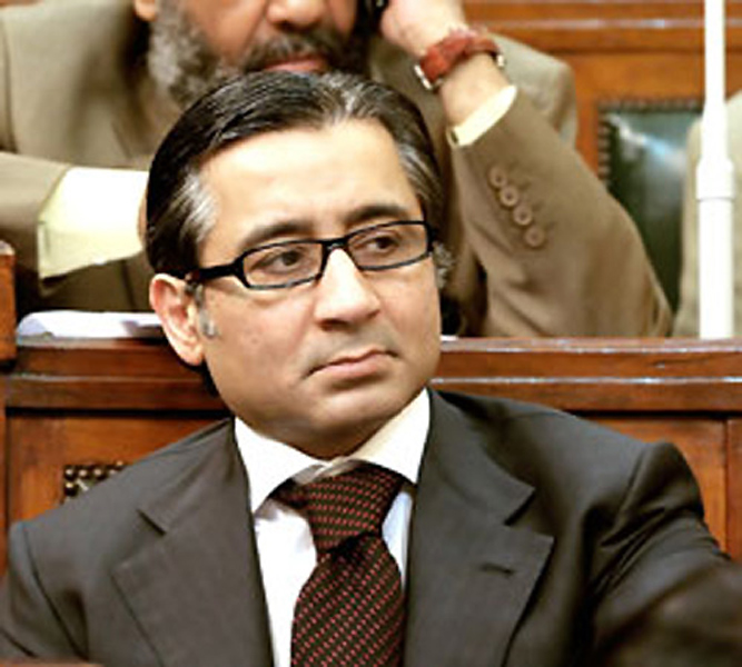 Ahmed Ezz during a session of the Egyptian Parliament, Cairo, Egypt, ~2008.