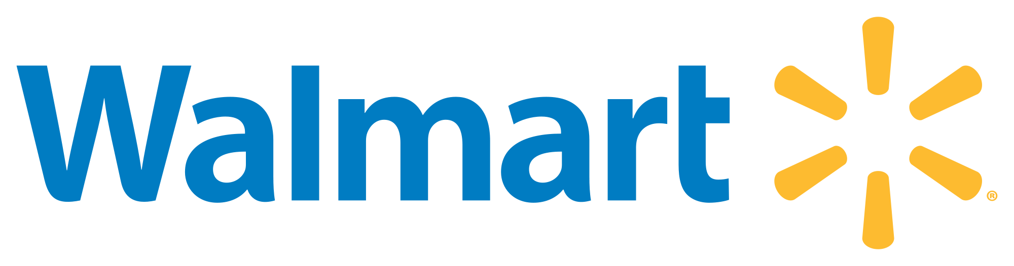 Walmart logo (previously Wal-Mart until 2008).