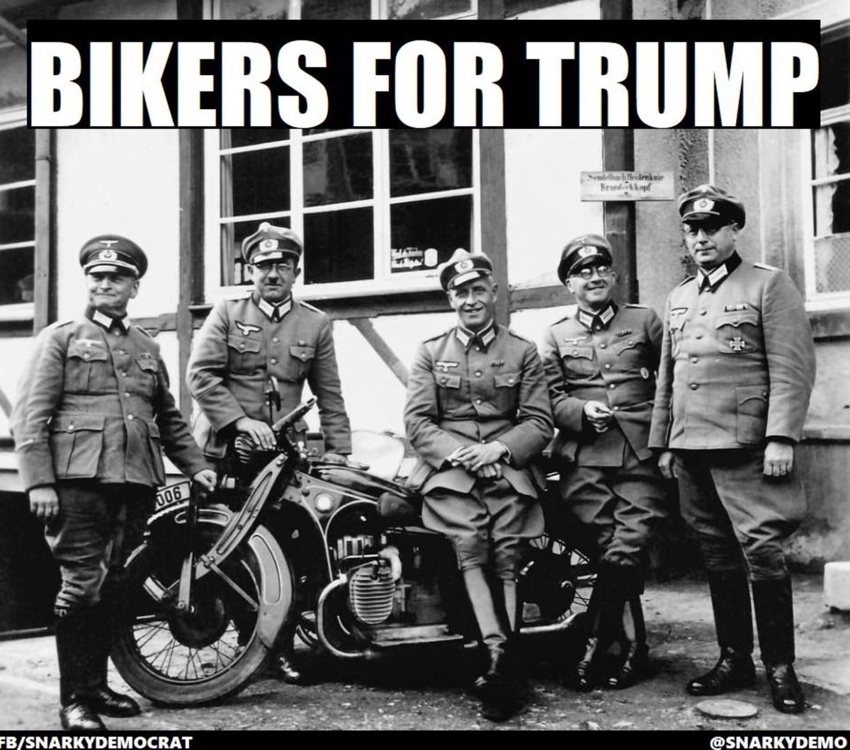 Bikers for Trump meme.