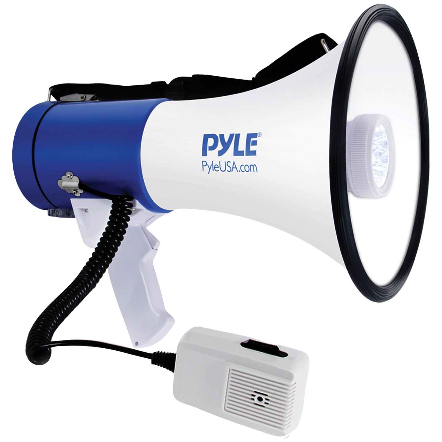 Pyle PMP51LT 50-Watt Megaphone Bullhorn with Built-in LEDs