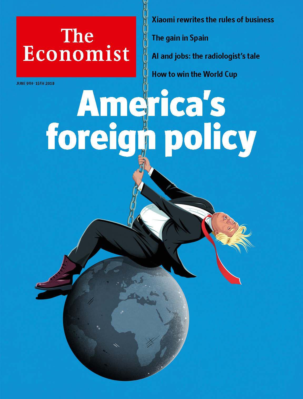 Economist cover, June 9, 2018.